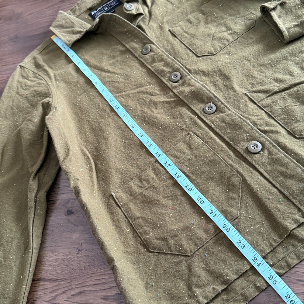 DAKINE Women's Olive Green Speckled Button Down Medium Shirt - Picture 8 of 12